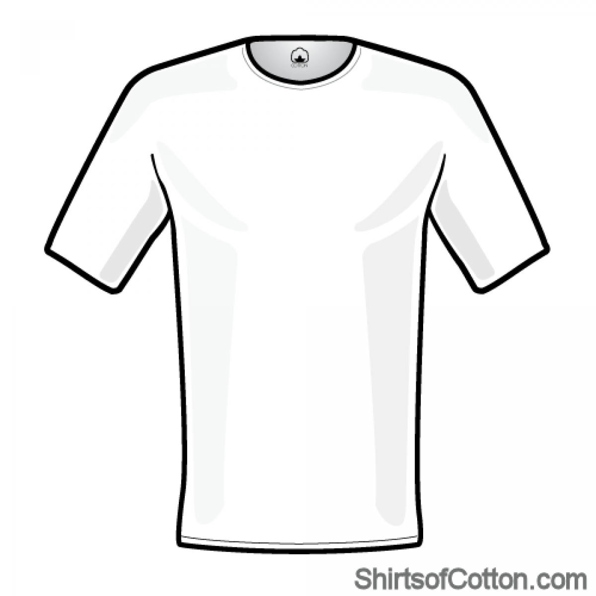 Plain White T Shirt Drawing | Free download on ClipArtMag