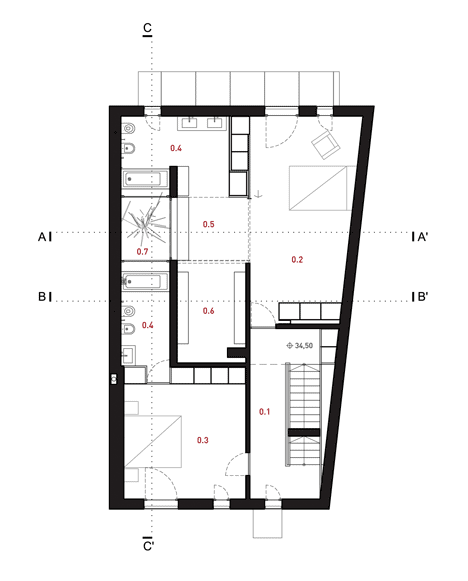 468x581 Parede House