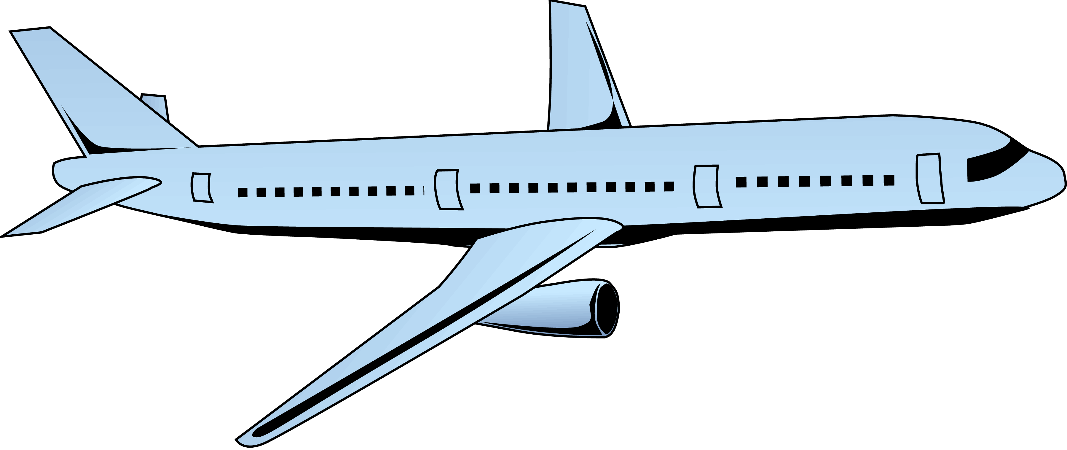 3599x1517 Collection Of Free Transparent Plane Cartoon Download On Ui Ex