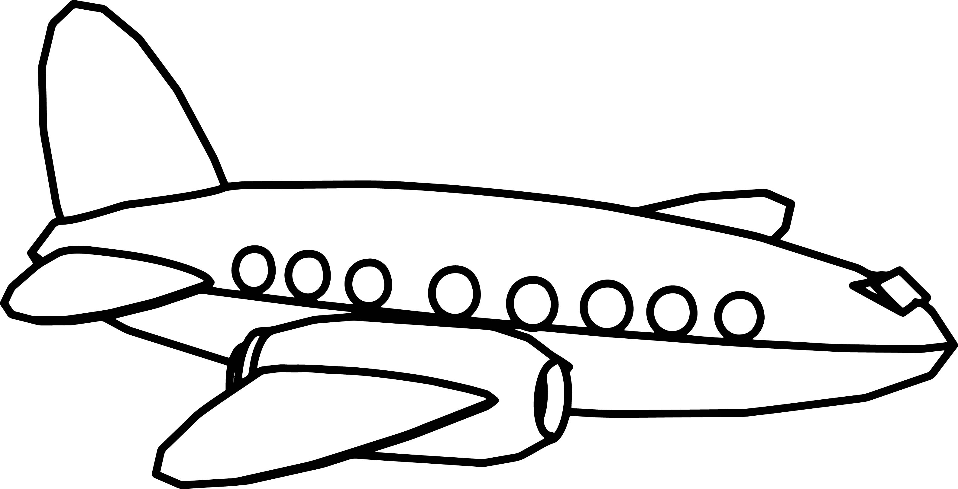 Plane Cartoon Drawing Free download on ClipArtMag