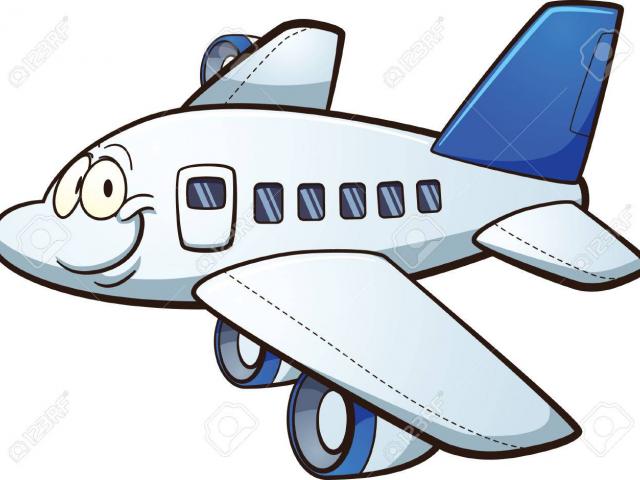 640x480 Bear Flying Plane Cartoon Free Download Clip Art