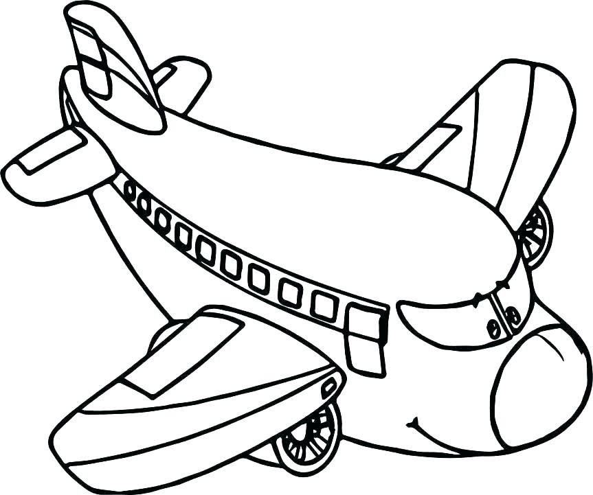 863x721 Coloring Pages Airplane Airplane Coloring Pages For Kids Coloring