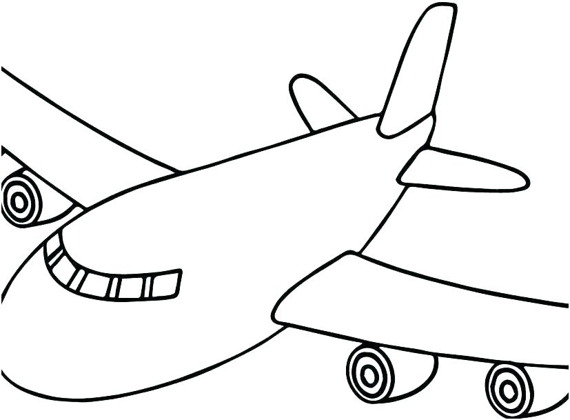 827x609 Coloring Pages Planes Plane Coloring