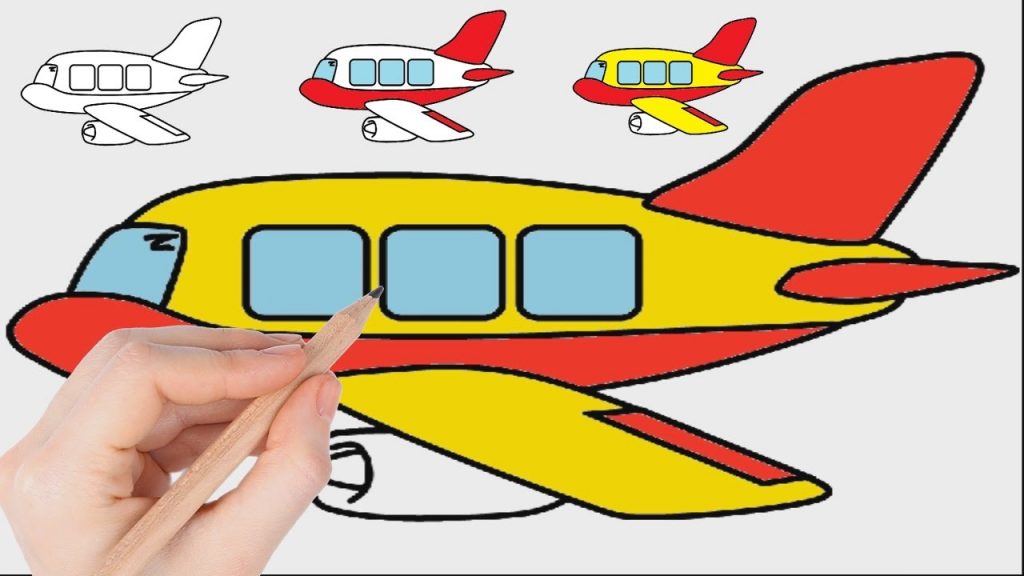 1024x576 Collection Of 'aeroplane Drawing For Kid' Download More Than