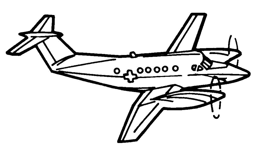 Plane Line Drawing | Free download on ClipArtMag