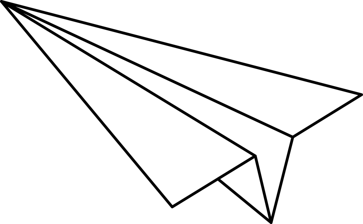 1215x750 Huge Collection Of 'paper Plane Drawing' Download More Than
