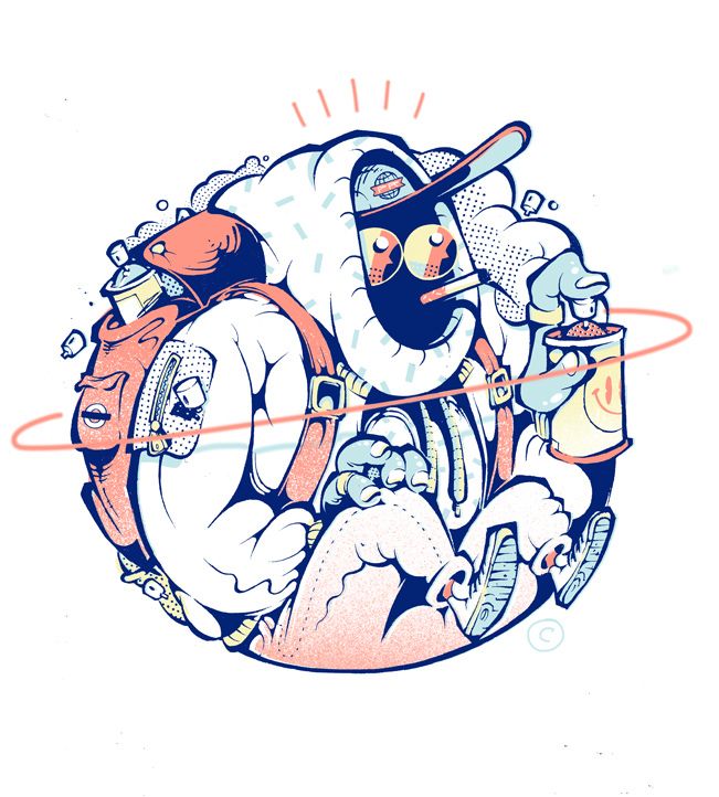 651x722 Planet Rock X Tony Riff On Behance Inspiration In Art