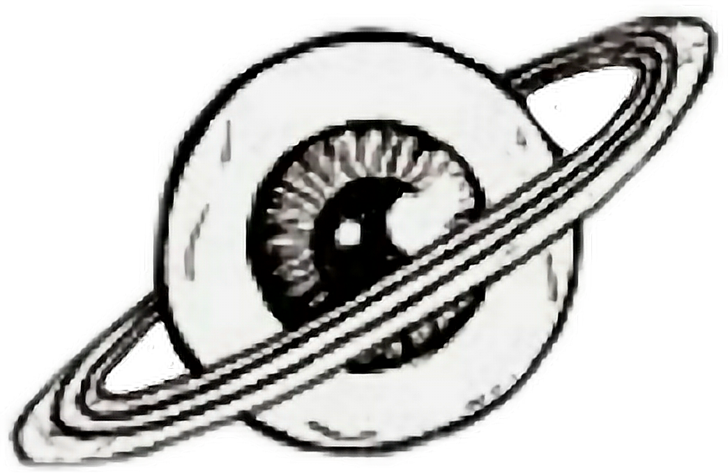 1044x680 eye space planet black white drawing clipart trendy fre