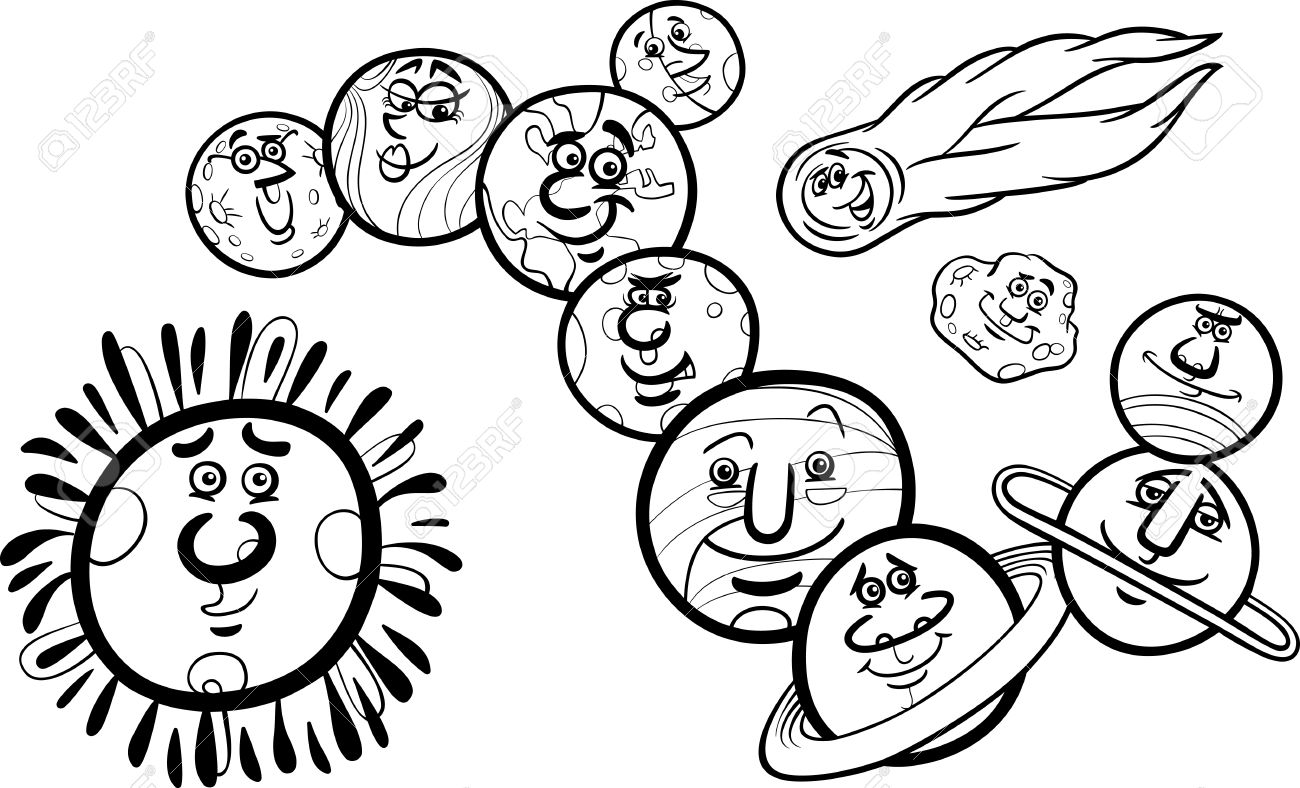 1300x788 Drawing Planet Cartoon For Free Download