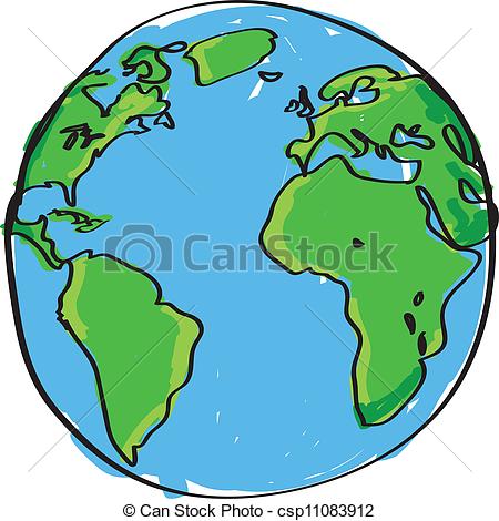 450x470 Earth Drawing Clipart