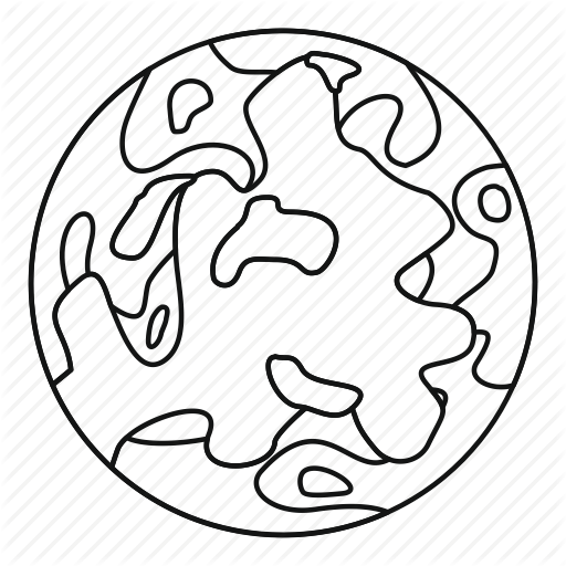 512x512 Collection Of Free Planet Vector Line Drawing Download On Ui Ex