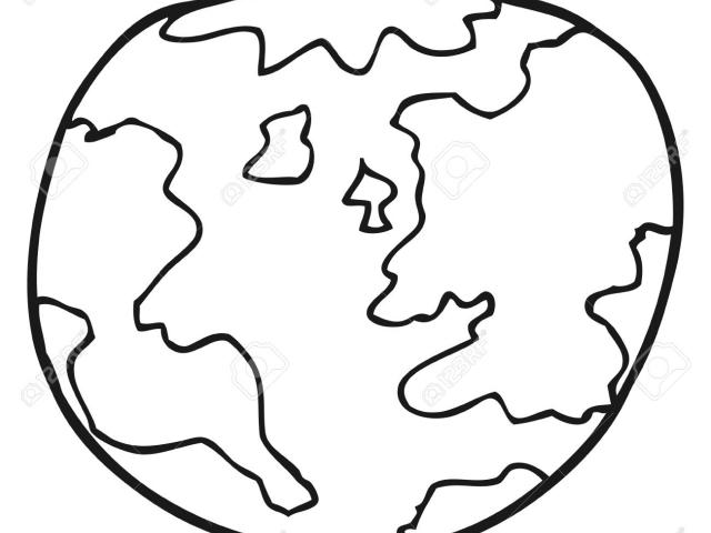 640x480 Free Drawn Planet, Download Free Clip Art