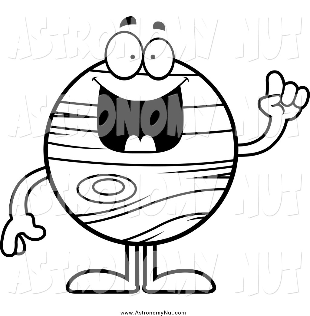 1024x1044 Jupiter Planet Line Drawings