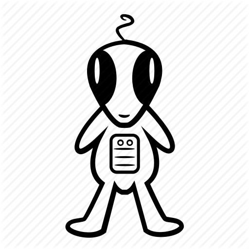 512x512 Alein, Cute, Outerspace, Planet, Space Icon