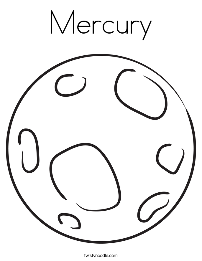 685x886 Planets Drawing Mercury For Free Download