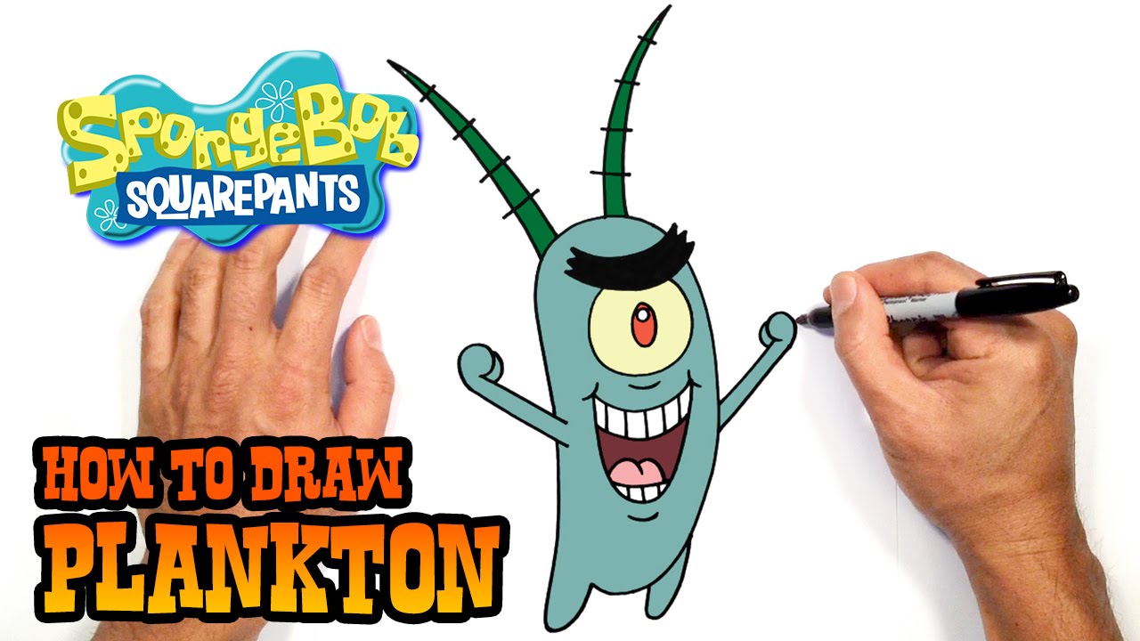 1280x720 How To Draw Plankton Spongebob Squarepants