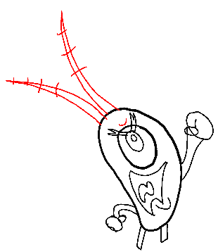 310x358 Step How To Draw Plankton From Spongebob Squarepants Step