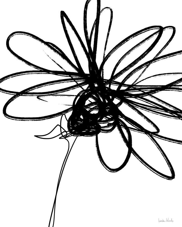 Plant Drawing Black And White