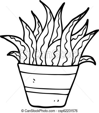 414x470 Line Drawing Cartoon Plant
