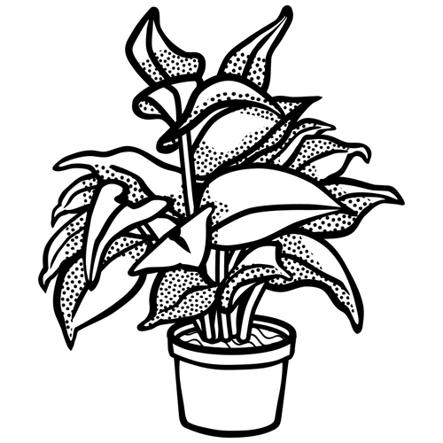 500x500 Potted Plant Symbol