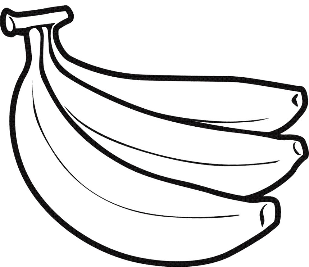 1024x885 Drawing Of A Banana Drawing Clipart Best Banana