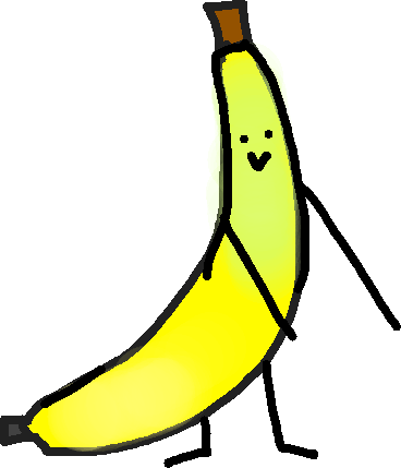 368x429 Flossing Banana