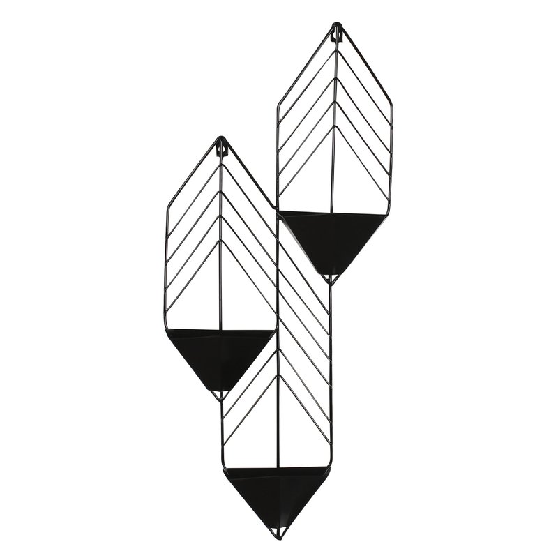 800x800 kate and laurel tain metal wall planter reviews wayfair