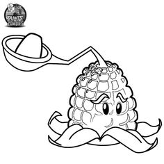 236x236 Coloring Pages Draw Cactus Plants Vs Zombies Step