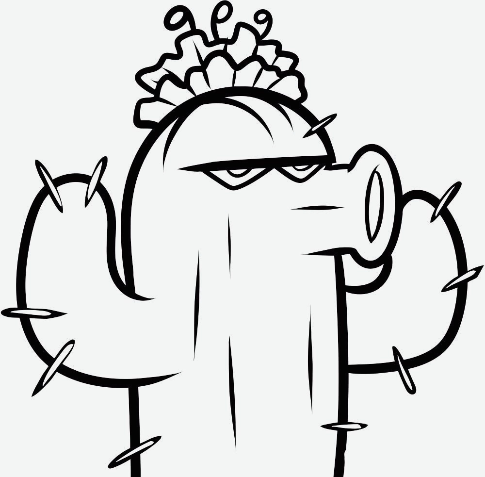 1000x983 The Best Ever Plants Vs Zombies Coloring Pages