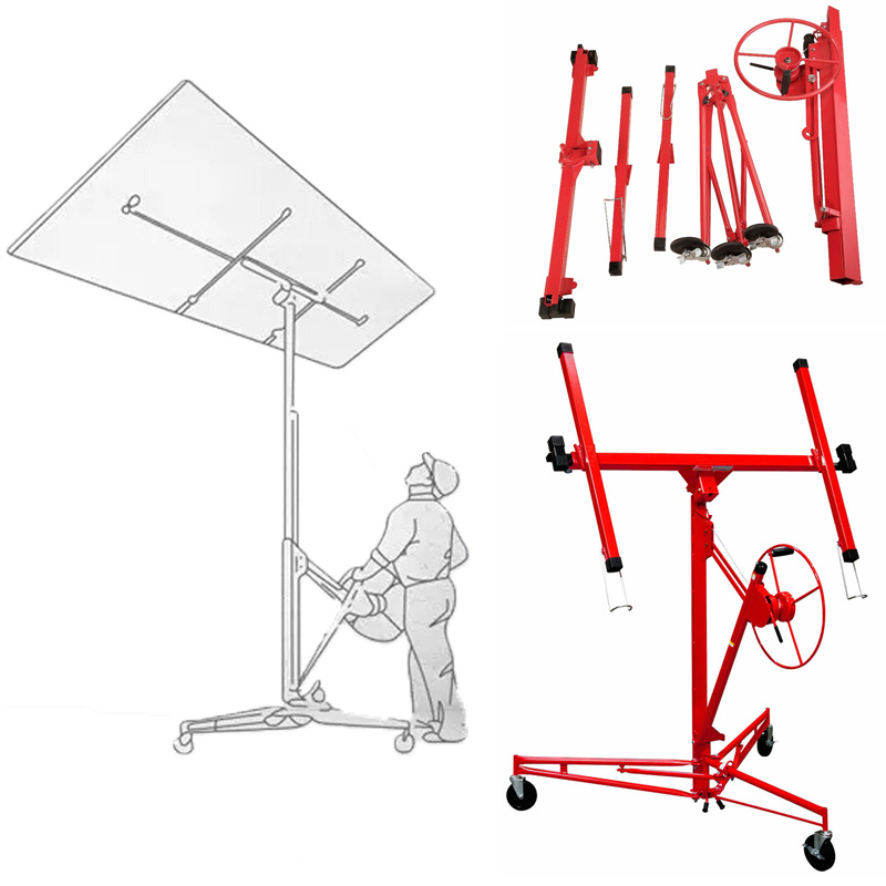 800x800 drywall hoist plaster board panel sheet heavy duty lift