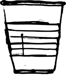 260x300 Cup, Drawing, Glass, Transparent Png Image Clipart Free Download