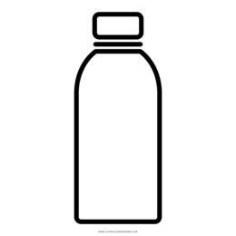 260x260 Bottle, Water, Glass, Transparent Png Image Clipart Free Download