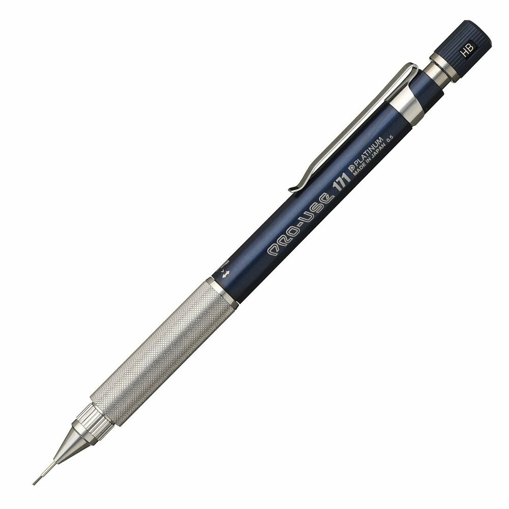 1000x1000 platinum pro use drawing mechanical pencil, blue body