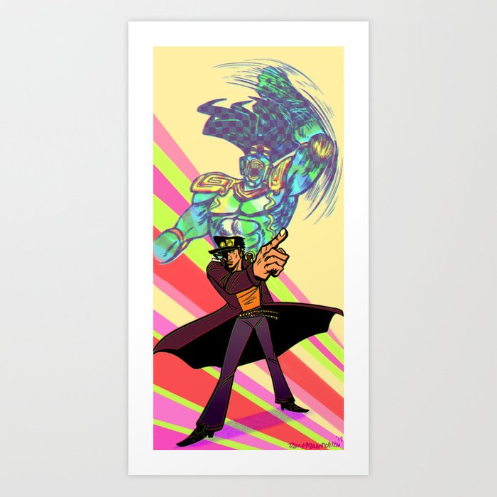 700x700 Star Platinum Art Print