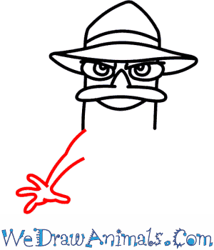 300x350 How To Draw Perry The Platypus