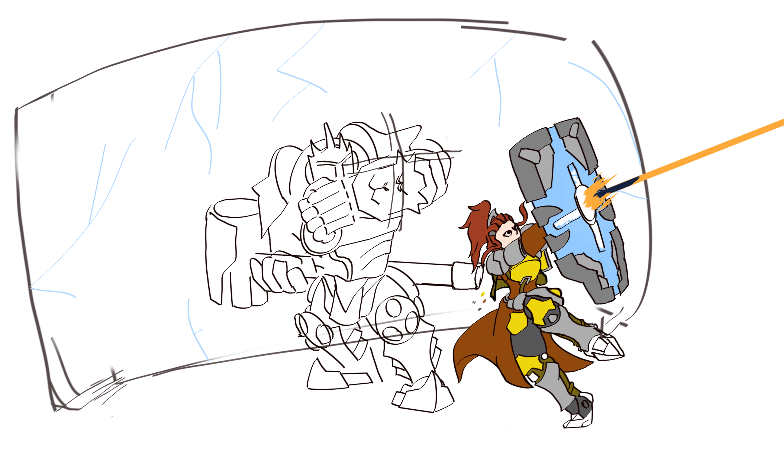 2553x1524 Taking A Break From Drawing To Play Some Comp Can You Guess Who I