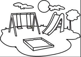 268x188 Playground Clip Art Black And White Google Search Drawing