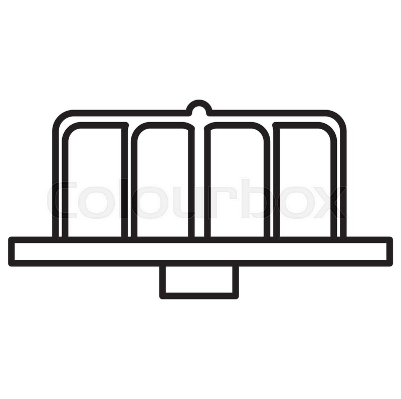 800x797 playground roundabout icon over white stock vector colourbox