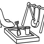 150x150 How To Draw Playground Slide Unique Playground Outline Stock S