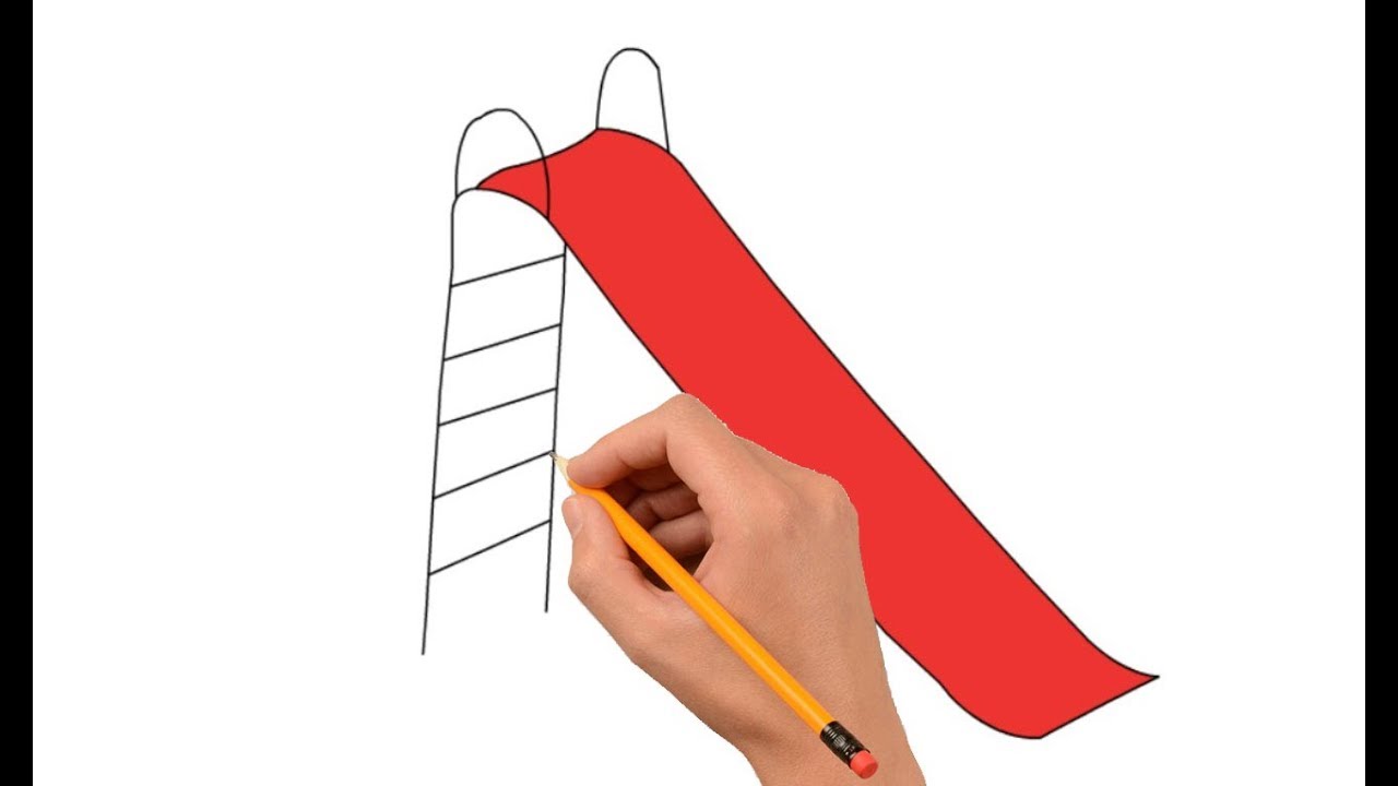 1280x720 How To Draw A Playground Slide Step