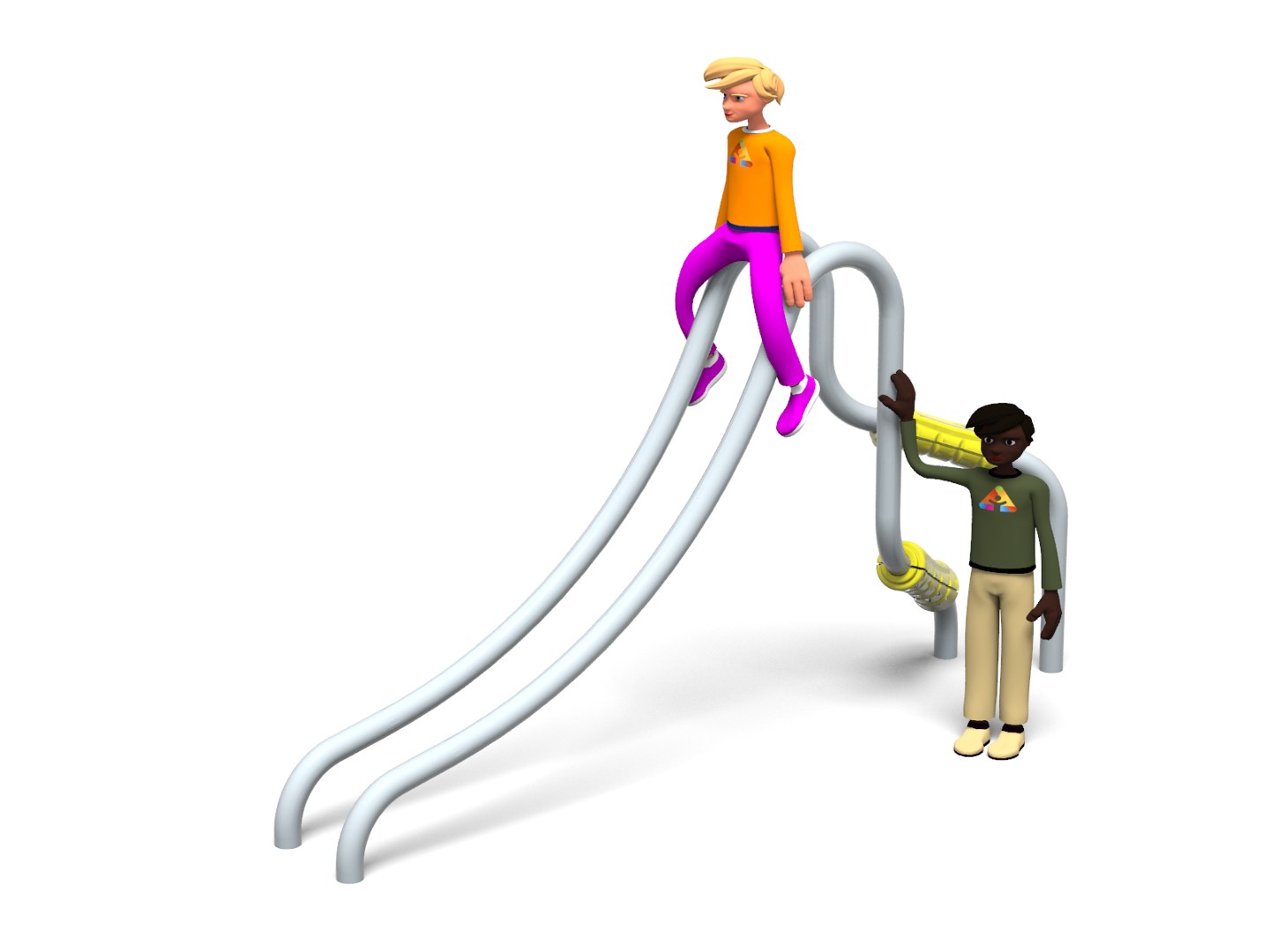 1440x1080 Nitro Slide Park Playground Slide Action Play Leisure