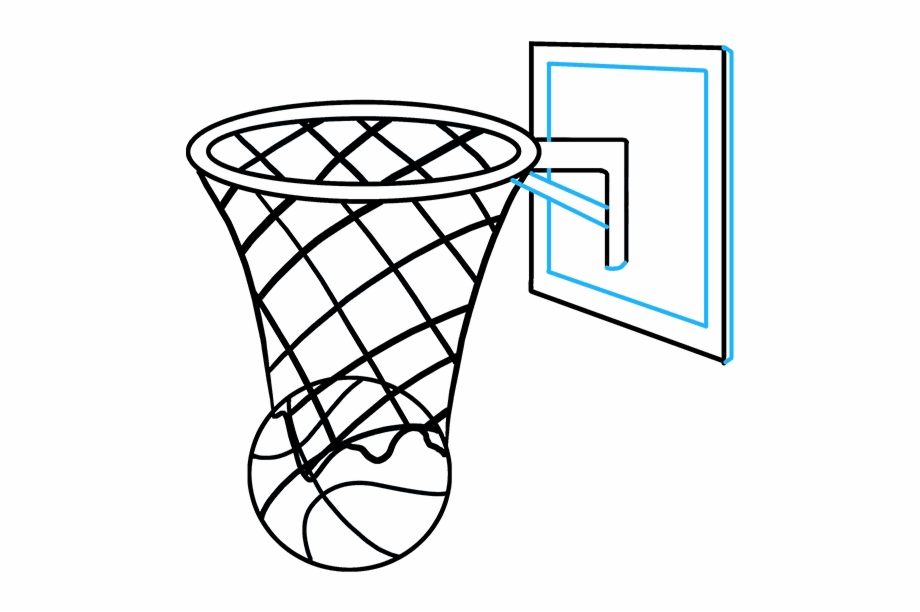 920x612 How To Draw Basketball Hoop