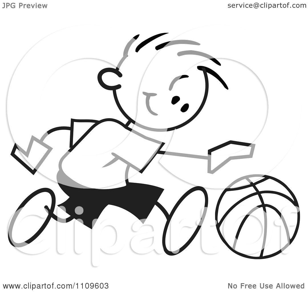 1080x1024 White Boy Playing Basketball Clipart Collection