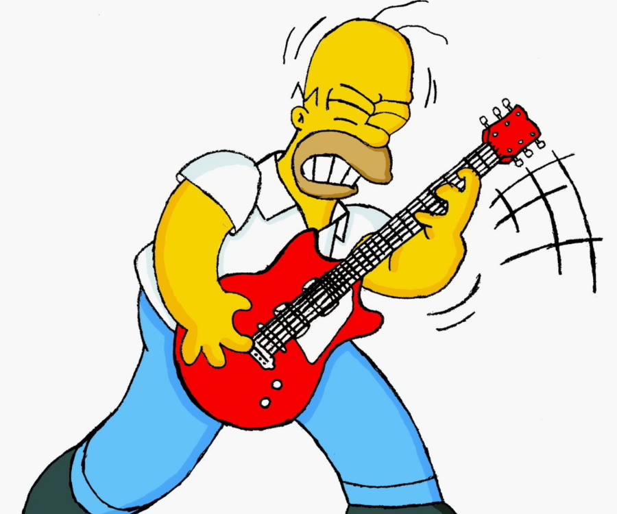 900x750 Guitar, Drawing, Cartoon, Transparent Png Image Clipart Free