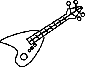 286x228 Guitar Drawings Clip Art Clip Art