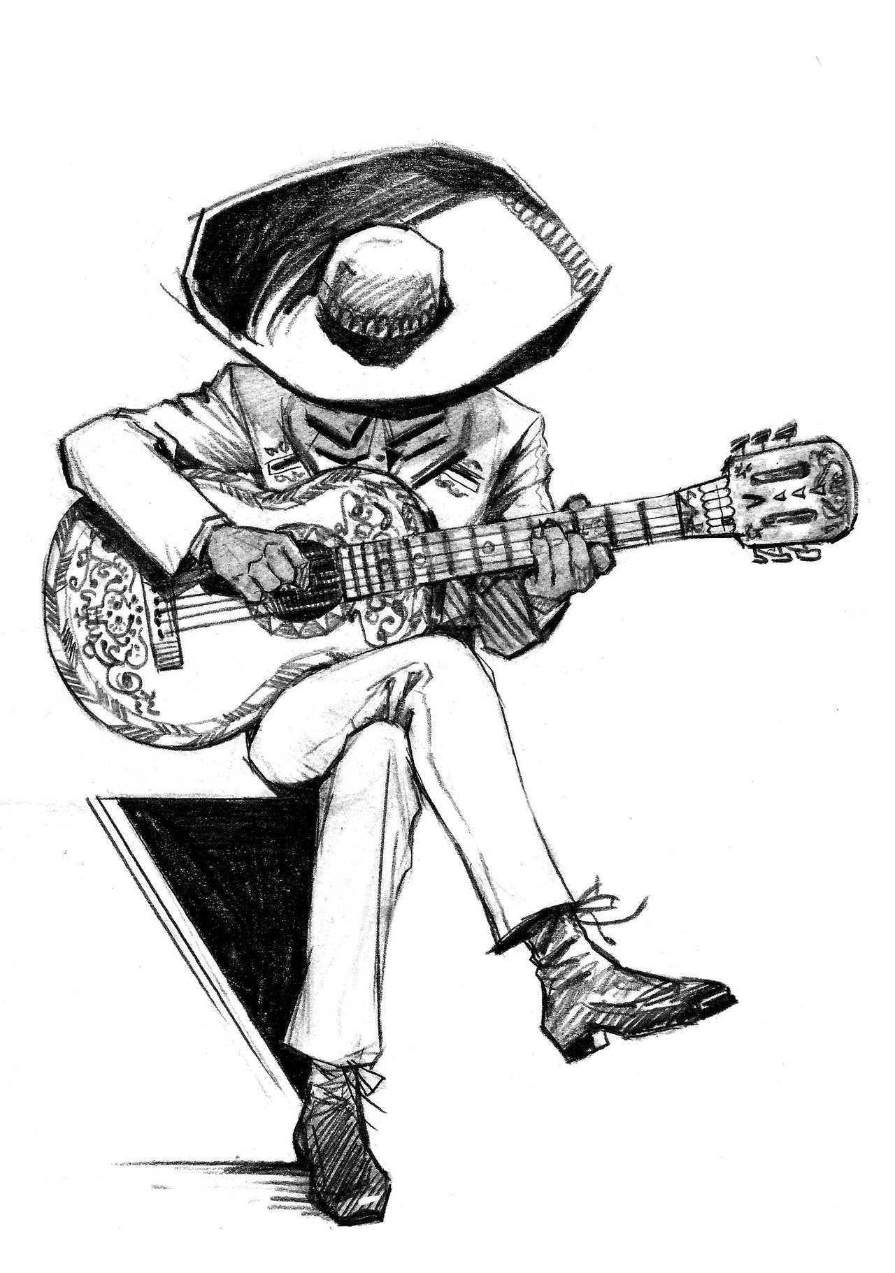 1280x1822 Wit Is Writing And Drawing Who's Playing The Skull Guitar Doesn