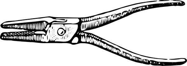 600x214 Pliers Clip Art