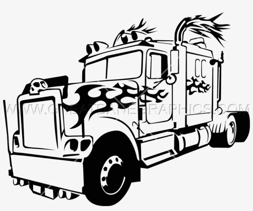 820x684 Big Truck At Getdrawings Png Free Download