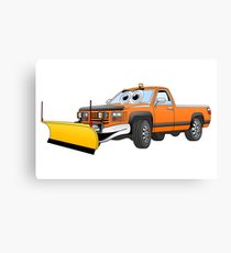 210x230 Cartoon Truck Snow Plow Drawing Canvas Prints Redbubble