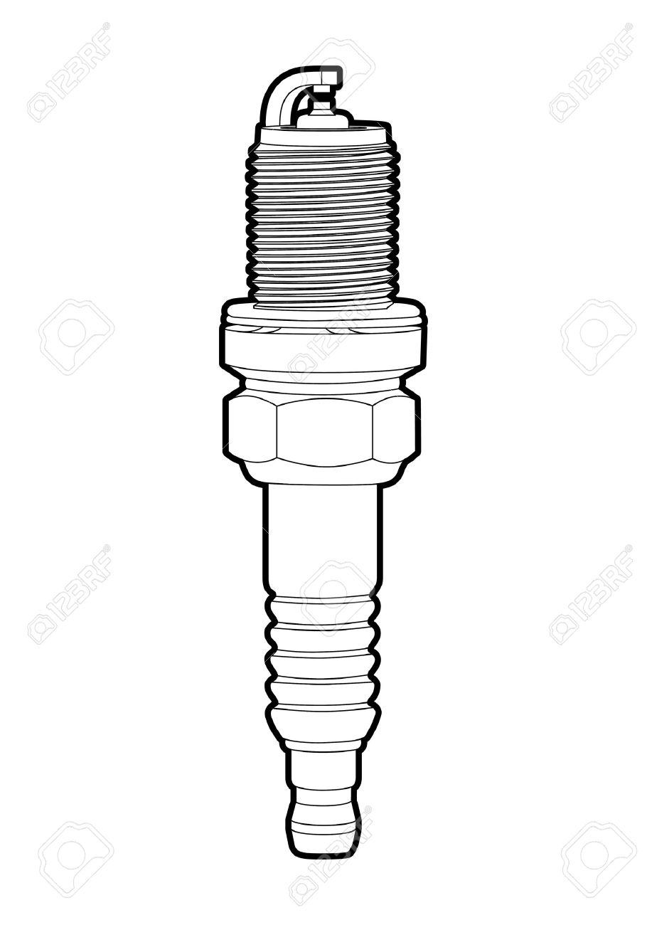 910x1300 Clipart Spark Plug Clip Art Images